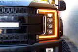 '17-'19 Ford Super Duty Morimoto XB Amber DRL Bi-LED Headlights