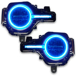 2021-2022 FORD BRONCO COLORSHIFT® HEADLIGHT HALO KIT W/DRL BAR - BASE HEADLIGHTS W/ BC1 CONTROLLER