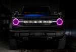 2021-2022 FORD BRONCO COLORSHIFT® HEADLIGHT HALO KIT W/DRL BAR - BASE HEADLIGHTS W/ BC1 CONTROLLER