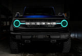 2021-2022 FORD BRONCO COLORSHIFT® HEADLIGHT HALO KIT W/DRL BAR - BASE HEADLIGHTS W/ BC1 CONTROLLER