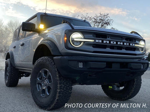 2021-2022 Ford Bronco SS3 LED Fog Light Kit (w/ Standard Bumper)