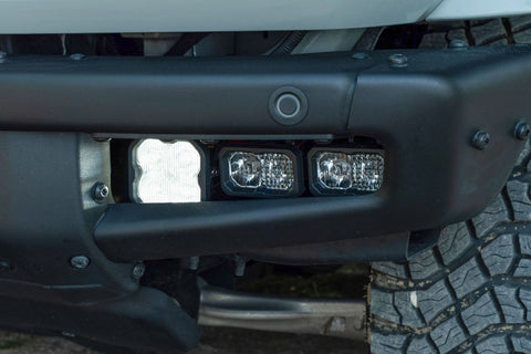 2021-2022 Ford Bronco Stage Series Fog Pocket Kit (w/ Steel Bumper)