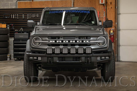 2021-2022 Ford Bronco SS5 Grille CrossLink Lightbar Kit (w/ Steel Bumper)