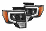 '09-'14 Ford F-150 Alpharex Pro HALOGEN Headlights