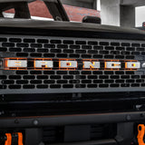 "BRONCO" ILLUMINATED LED LETTER BADGES
