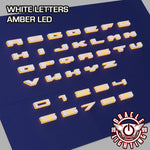 "BRONCO" ILLUMINATED LED LETTER BADGES