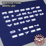 "BRONCO" ILLUMINATED LED LETTER BADGES