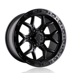 17" VR-601BL COAL BLACK-SET OF 4