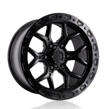 17" VR-601BL COAL BLACK-SET OF 4