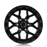 17" VR-601BL COAL BLACK-SET OF 4