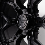 17" VR-601BL COAL BLACK-SET OF 4