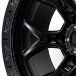 17" VR-601BL COAL BLACK-SET OF 4