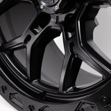 17" VR-601BL COAL BLACK-SET OF 4