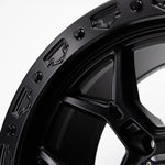 17" VR-601BL COAL BLACK-SET OF 4