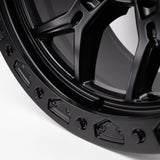 17" VR-601BL COAL BLACK-SET OF 4
